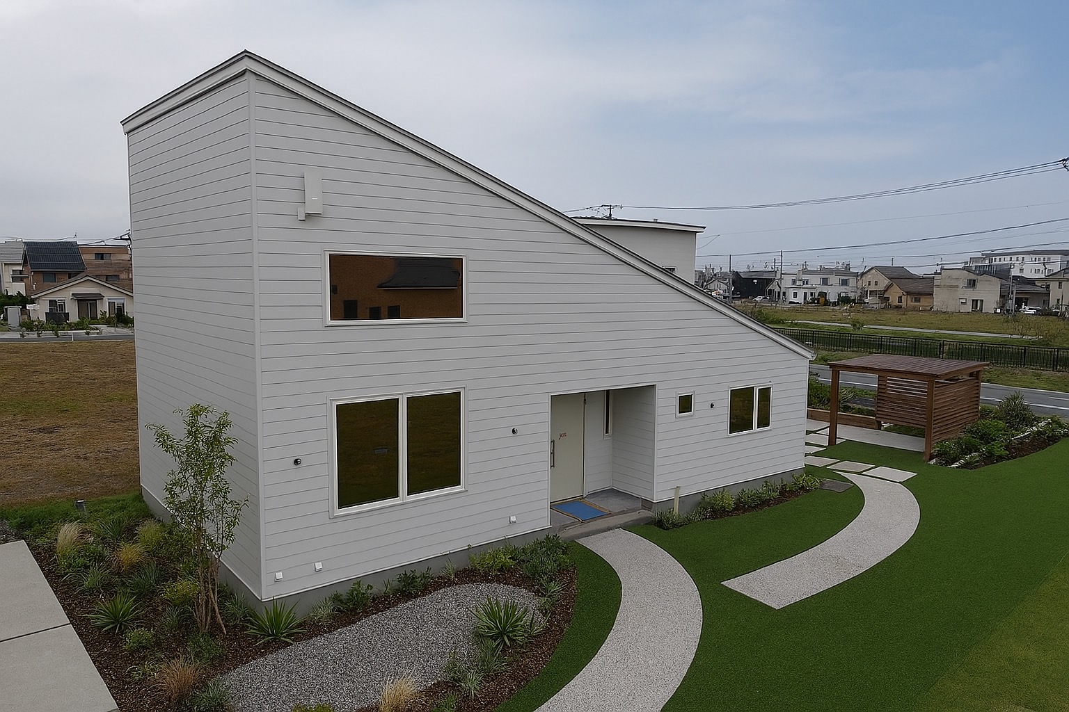 スキップフロアで生活のリズムを作るお家